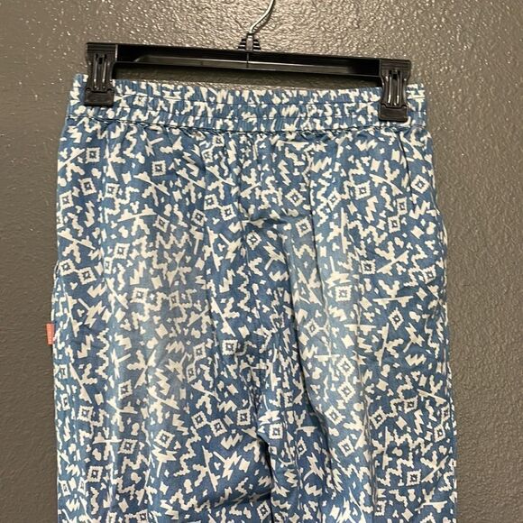 NWOT Seafolly chambray southwestern Aztec print jogger pants sz XS - Picture 6 of 7